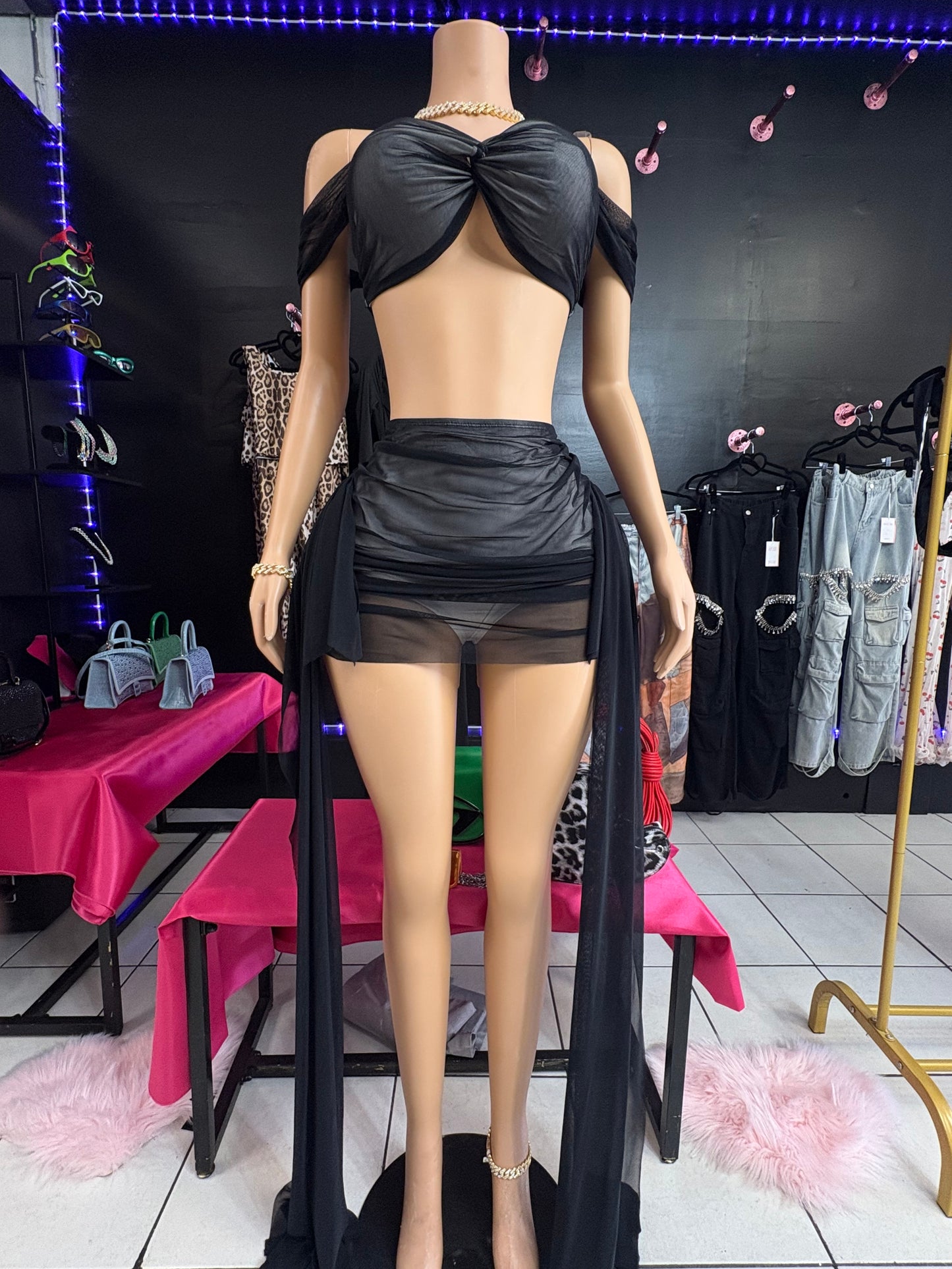 DARK DESIRE SKIRT SET