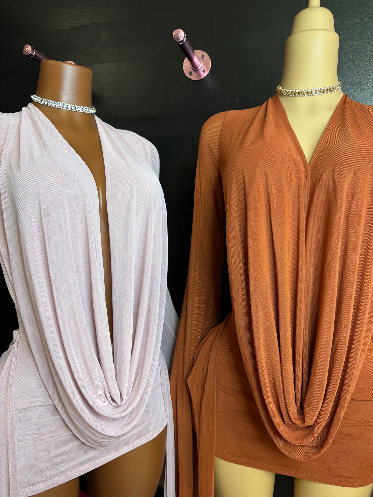 DRAPE ME DOWN MINI DRESS