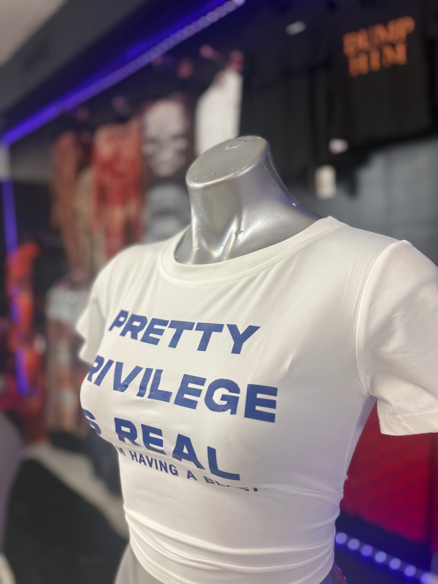 Pretty Privilege Crop Tee