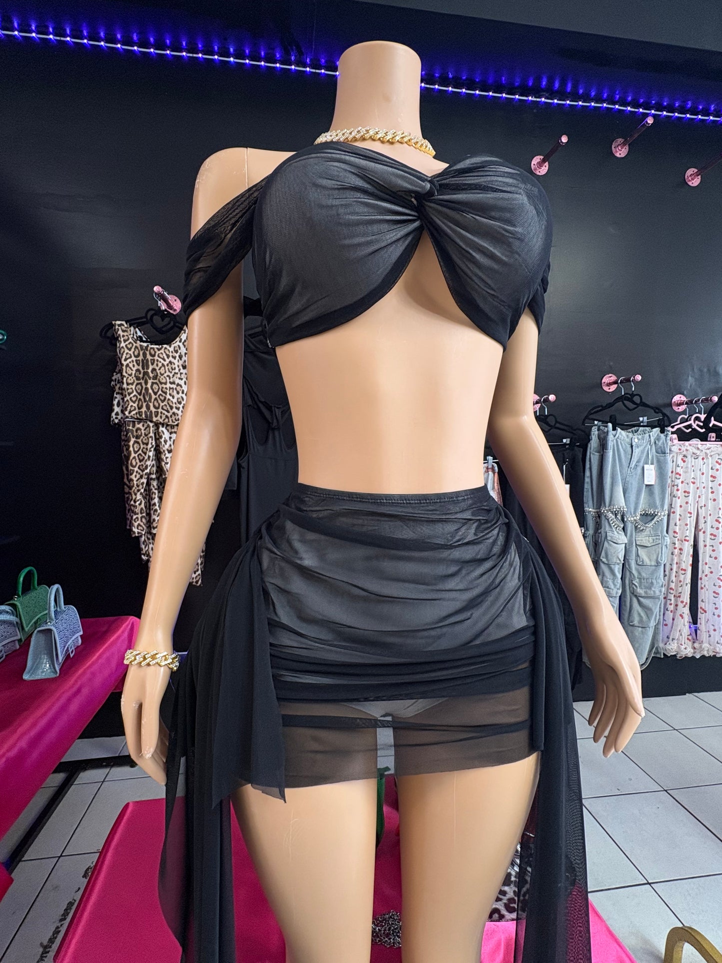 DARK DESIRE SKIRT SET