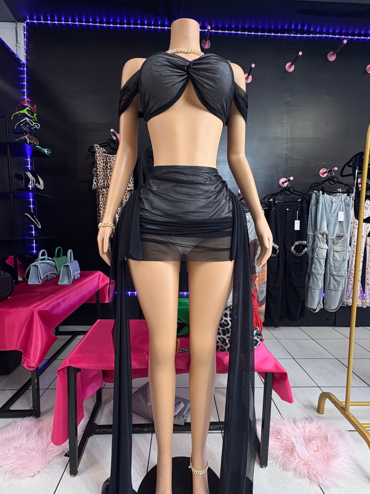 DARK DESIRE SKIRT SET