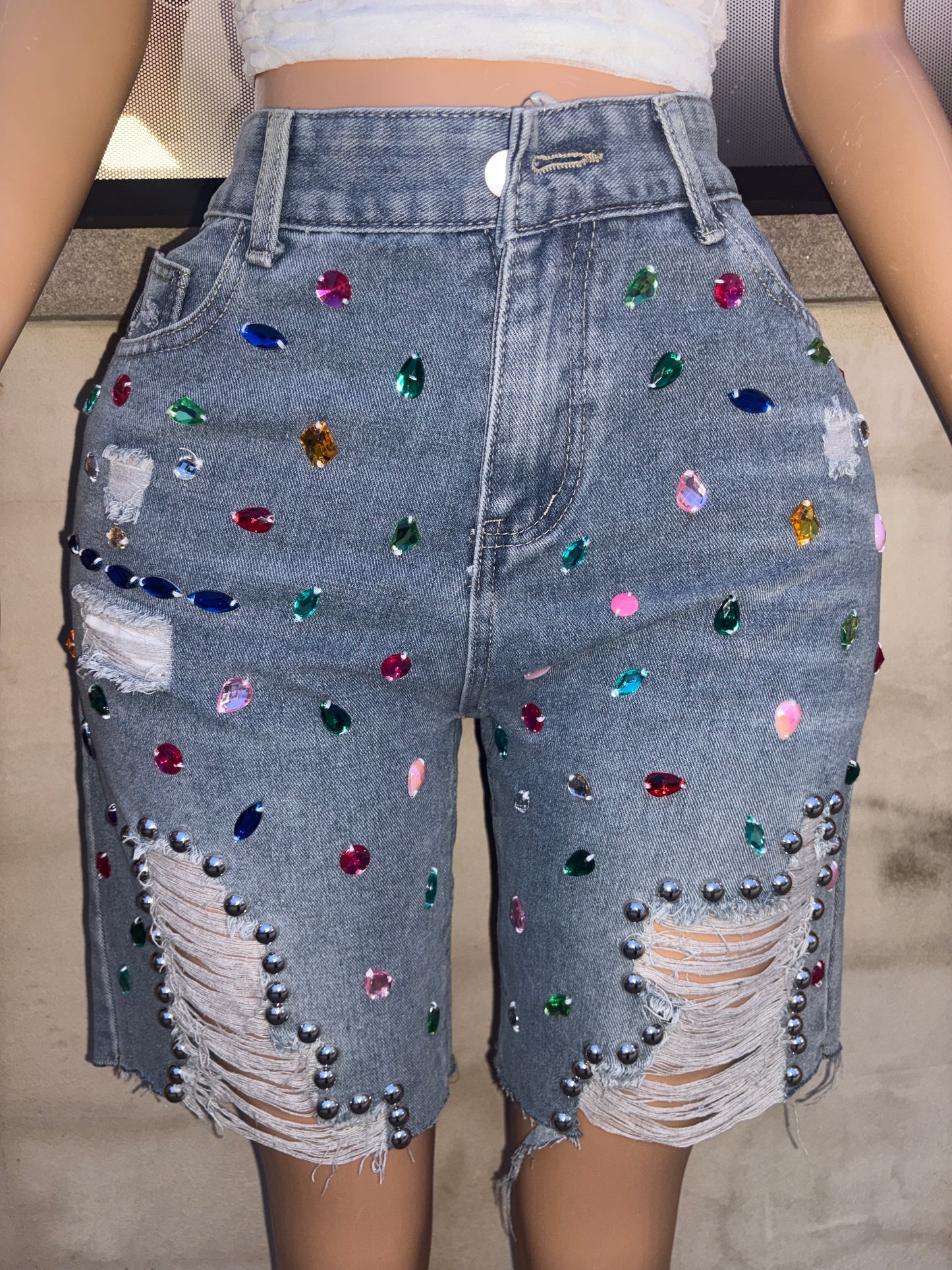 Pretty Statement Jean Shorts