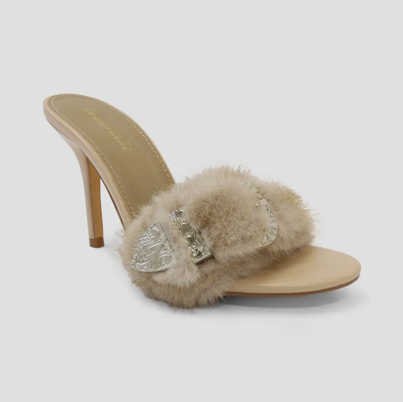 Luxury Fur Mule Heels