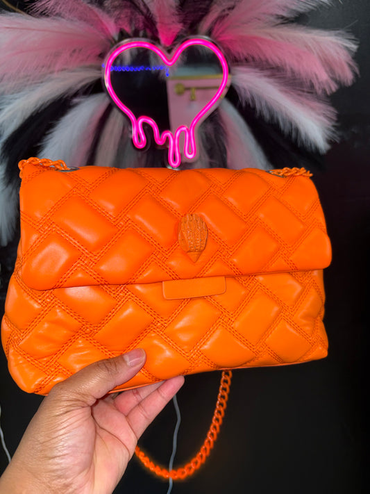 Sunset Luxe Quilted Crossbody Bag