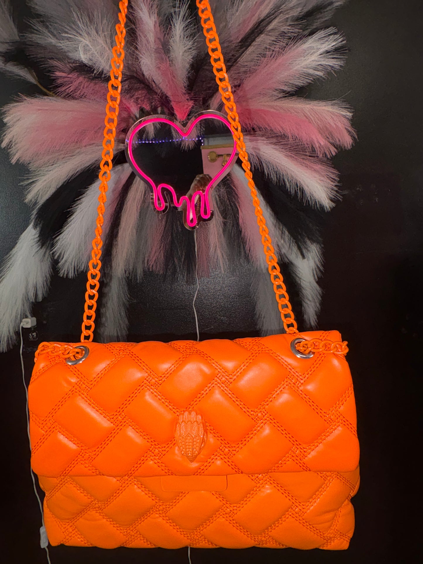 Sunset Luxe Quilted Crossbody Bag
