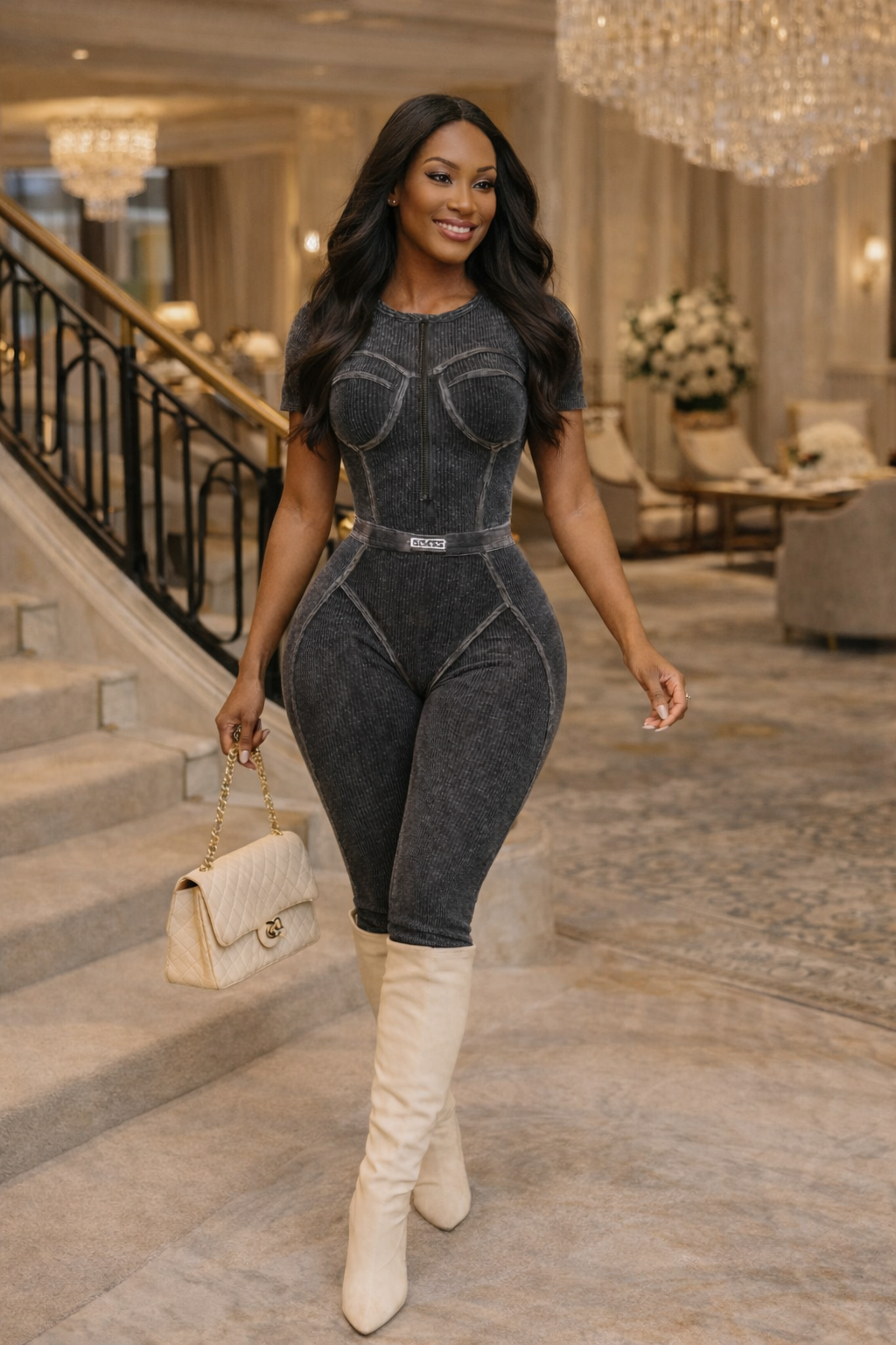 No Small Talk Jumpsuit