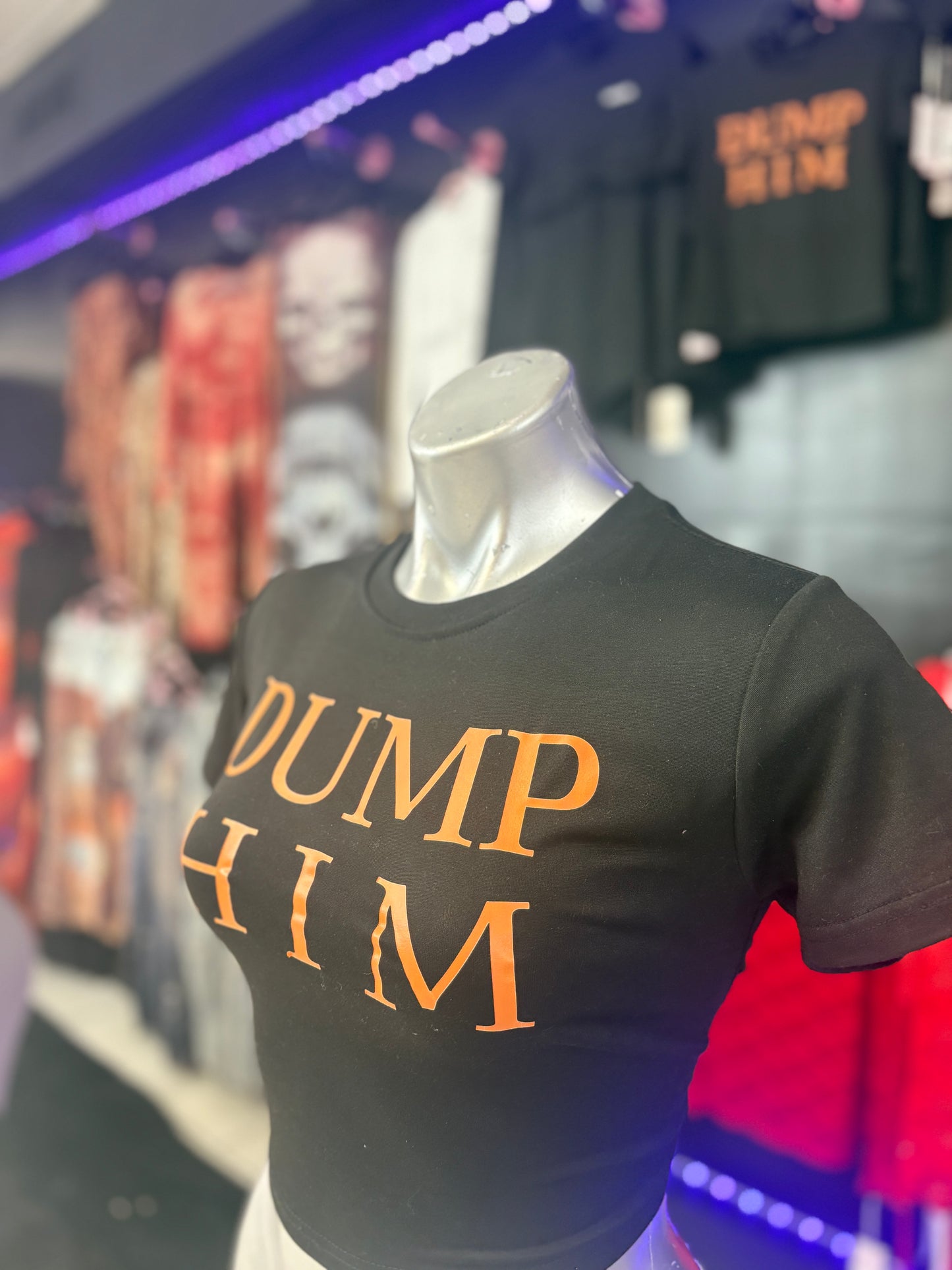 Dump Him Crop Tee