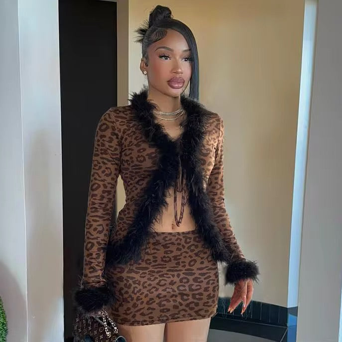 One Of A Kind Leopard Set