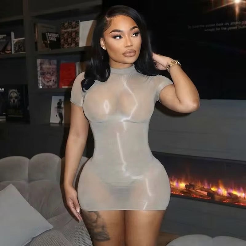 Body Talk Mesh Dress